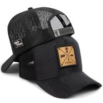 Boné Trucker Country Várias Cores de Camurça Aba Curva Telinha Boné Trucker Country Várias Cores de Camurça Aba Curva Telinha