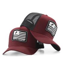 Boné Trucker Exclusivo Pampas Country Estilo Cavalo Rural Unissex