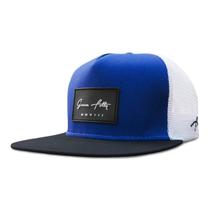 Boné Trucker Grace Folly Azul e Preto com Fecho Snapback e Tela Boné Trucker Grace Folly Azul e Preto com Fecho Snapback e Tela