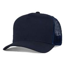 Boné Trucker Liso Redinha Tela Aba Curva