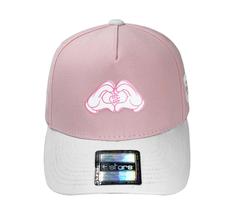 Boné Trucker LovE-stars Aba Curva Rosa