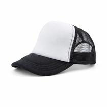 Boné Trucker Luke Sports Aba Curva Liso com Tela Respiravel - Branco