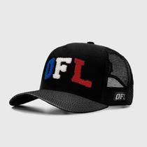 Boné Trucker OFL Black Chenille