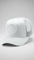 Boné Trucker Plus Size Ajustável Branco