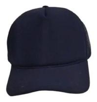 Boné Trucker Preto Liso Rendinha Aba Curva Barato Simples - M&P Boné Trucker Preto Liso Rendinha Aba Curva Barato Simples - M&P