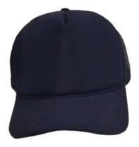 Boné Trucker Preto Liso Rendinha Aba Curva Barato Simples - M&P