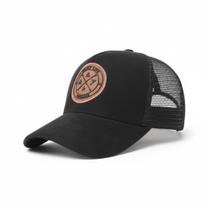 Boné Trucker Retrô Hip Hop Aba Curva Unissex Premium Luke Sports Cor:Preto