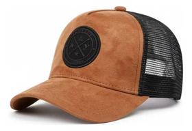 Boné Trucker Retrô Hip Hop Aba Curva Unissex Premium Luke Sports -