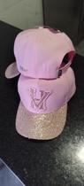Bone trucker rosa com glitter na aba - Ville Horse