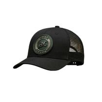 Boné Trucker Telinha Aba Curva Liso Casual De Tela Cor:Pretotamanho:UN Boné Trucker Telinha Aba Curva Liso Casual De Tela Cor:Pretotamanho:UN