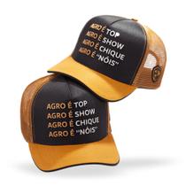 Boné Trucker Telinha Agro É Chique Agro É Show Agro É Nóis