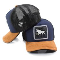 Boné Trucker Telinha Ajustavel Linha Country Linha Premium Aba Veludo Envio Imediato