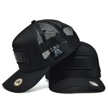 Boné Trucker Telinha Atrevidu's Country Bandeira Americana