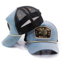 Boné Trucker Telinha Country Clássico Em Veludo Lançamento Envio Imediato