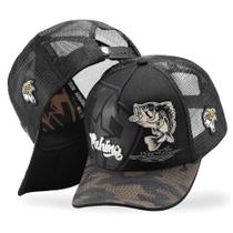 Boné Trucker Telinha Pescador Lançamento Envio Imediato
