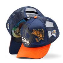 Boné Trucker Telinha Pescador Pescaria Ajustável Masculino Feminino