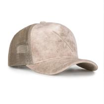 Boné Trucker Texas Camurça Creme MVCK