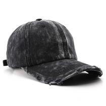 Boné Trucker Y2K Unissex De Algodão Jeans Lavado Tie-Dye Yabi Com Fecho Ajustável Macio