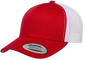 Boné Trucker Yupoong YP Classics Vermelho e Branco com Fecho Snapback Boné Trucker Yupoong YP Classics Vermelho e Branco com Fecho Snapback