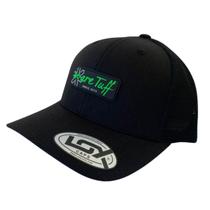 Boné Tuff Preto Logo Preto e Verde CAP9692100