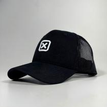 Bone Txc Preto Com Bordado Em Alto Relevo Tela Original New