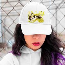 Boné umbanda Oxum aba redonda branco