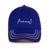 Boné Unissex Ajustável de Algodão Azul Marinho Nautical Anchor Anemoss