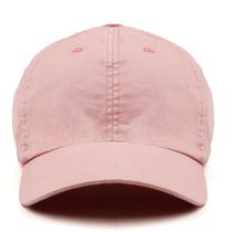 Boné Unissex Estilo Beisebol Liso com Aba Curva