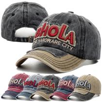 Boné Unissex Lavado Algodão Casual Boné Unissex Lavado Algodão Casual