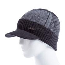 Boné Unissex Para Inverno, Quente, Estiloso, Viseira Grossa ELASHOPP