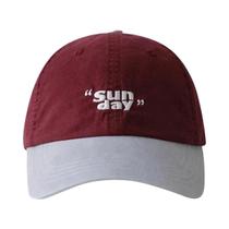 Boné Unissex Pequeno Com Estilo Color Blocking, Boné De Baseball Retro Coreano, Topo Macio