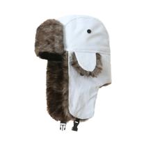 Boné Unissex Quente De Inverno Com Abas Para as Orelhas, Estilo Aviador, Trapper, Bomber, Com Pelo Boné Unissex Quente De Inverno Com Abas Para as Orelhas, Estilo Aviador, Trapper, Bomber, Com Pelo