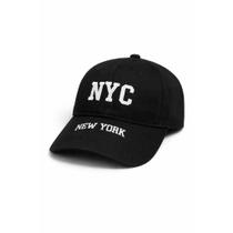 Boné unissex Retrô Americano em Algodão Lavado Ajustável e Respirável new york Boné unissex Retrô Americano em Algodão Lavado Ajustável e Respirável new york