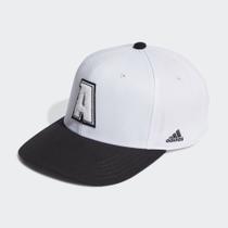 Boné Unissex Snapback Logo Adidas Branco E Preto