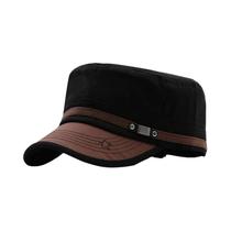 Boné Unissex Vintage De Algodão Estilo Militar Com Aba Reta Casual Para Verão E Outono Boné Unissex Vintage De Algodão Estilo Militar Com Aba Reta Casual Para Verão E Outono