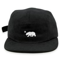 Boné Urso Five Panel Aba Reta Fitão