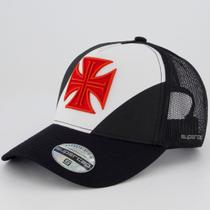 Boné Vasco Trucker Preto e Branco Boné Vasco Trucker Preto e Branco