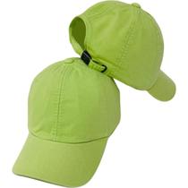 Boné Verde Pistache Unissex Sem Estampa Uniforme Sarja Bordar Personalizar Fivela