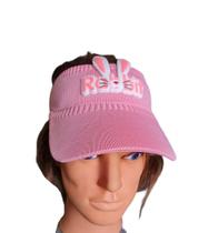 Boné Viseira Tricô Rosê - Tamanho Único - Proteção Solar Boné Viseira Tricô Rosê - Tamanho Único - Proteção Solar