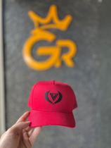 Boné Visionary poliéster vermelho