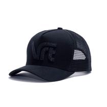 Boné VRT Preto Aplique Glitter Trucker