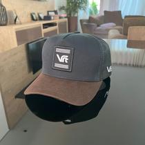 Boné Vrt Trucker Brim Preto Aba Marrom Boné Vrt Trucker Brim Preto Aba Marrom