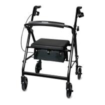 Boné Walker McKesson Rollator de alumínio leve de 136 kg preto