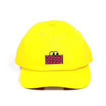 Boné walls poms strapback amarelo