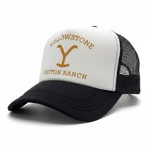 Boné Yellowstone Dutton Ranch Trucker Luke Sports - Branco Boné Yellowstone Dutton Ranch Trucker Luke Sports - Branco