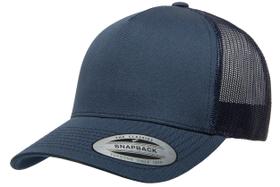 Boné Yupoong YP Classics 5 Painéis Trucker Retrô Marinho Tamanho Único