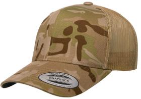 Boné Yupoong YP Classics Multicam Retro Trucker OS