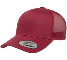 Boné Yupoong YP Classics Retro Trucker, Cranberry, tamanho único Boné Yupoong YP Classics Retro Trucker, Cranberry, tamanho único