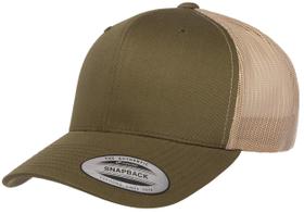 Boné Yupoong YP Classics Retro Trucker Moss Khaki Tamanho Único Boné Yupoong YP Classics Retro Trucker Moss Khaki Tamanho Único