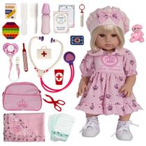 Boneca 100% Silicone Baby Reborn Menina Preço Bom